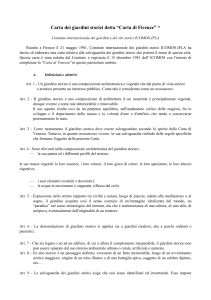 Carta di Firenze 1981