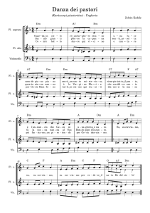 Danza dei pastori-KODALY