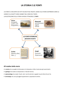 Storia: Ere Geologiche e Preistoria - Appunti