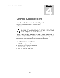 Asus A2000 Notebook Upgrade & Replacement Guide