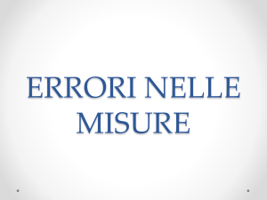 Errori nelle Misure: Guida Completa