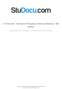 Polmoniti: Definizioni, Patogenesi, Diagnosi e Trattamento