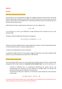 Analisi 1 riassunto