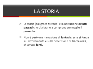 Storia: Fonti Storiche e Analisi per Studenti