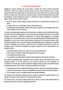 IL MONDO CONTEMPORANEO