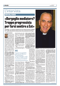 Nicola Bux: Papa Francesco e il conflitto Russia-Ucraina