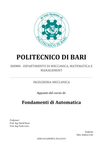 Appunti Automatica 2014-2015