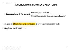 Teoria dei Fenomeni Aleatori: Introduzione e Concetti Chiave