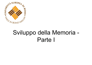 Sviluppo della Memoria: Psicologia e Neurobiologia