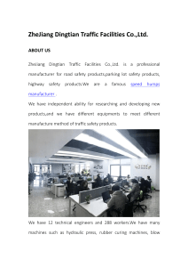ZheJiang Dingtian Traffic Facilities Co.,Ltd.