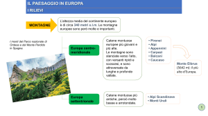 PPT paesaggio Europa
