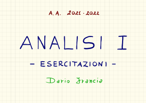 2021 Esercitazioni Analisi I lez1-2