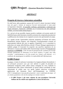 QBS Project: Terapia Vibrazionale Quantistica per Virus