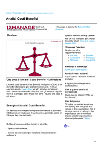 12manage.com-Analisi Costi-Benefici