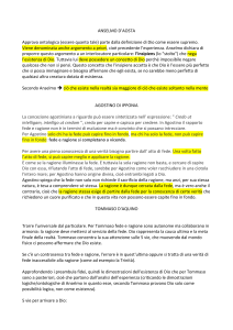 Fede e Ragione: Anselmo, Agostino, Tommaso, Occam
