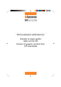 Vocabolario Elettrotecnico: Simboli Grafici CEI
