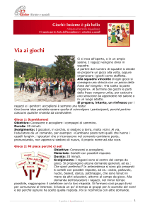 Giochi di accoglienza per bambini: attività e idee