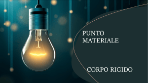 Punto Materiale e Corpo Rigido: Concetti di Fisica