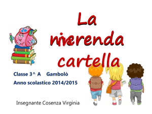 La Merenda in Cartella: Alimentazione per Bambini