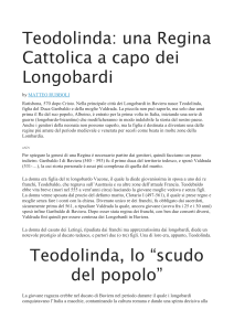 Teodolinda: Regina longobarda e fede cattolica nell'Italia medievale