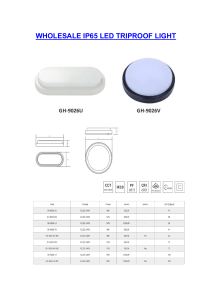 WHOLESALE IP65 LED TRIPROOF LIGHT