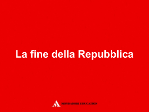La fine della Repubblica Romana: Pompeo, Crasso e Cesare