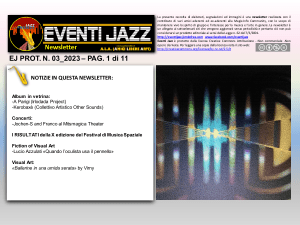 EVENTI JAZZ NEWSLETTER_03_2023