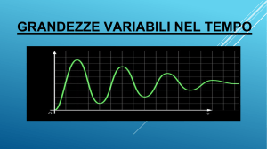 Grandezze variabili nel tempo (1)