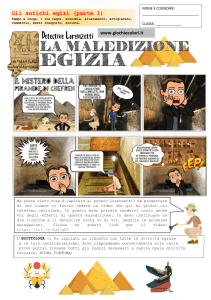 Antichi Egizi: Cruciverba e Indizi per Bambini