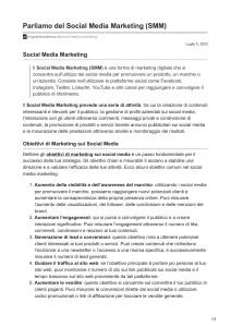 Social Media Marketing: Guida Completa