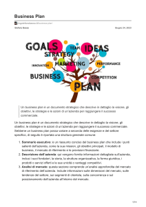 Linee guida del Business Plan